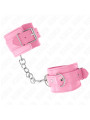 MUÑEQUERAS BDSM ROSA AJUSTABLES KINK 20-23 CM DE LA MARCA KINK WRIST RESTRAINT