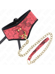 COLLAR CON CORREA DE ENCAJE KINK SCANDAL 75 CM DE LA MARCA KINK COLLAR & GAG