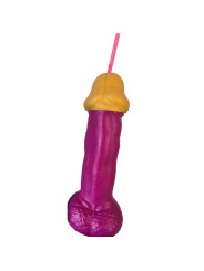 VASO PENE FUCSIA 500 ML - REGALO DIVERTIDO PARA FIESTAS DE LA MARCA DIABLO PICANTE