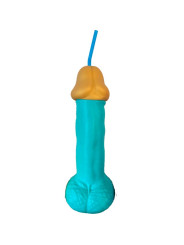 VASO PENE AZUL DIVERTIDO PARA FIESTAS Y CELEBRACIONES DE LA MARCA DIABLO PICANTE