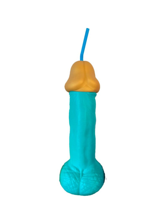 VASO PENE AZUL DIVERTIDO PARA FIESTAS Y CELEBRACIONES DE LA MARCA DIABLO PICANTE