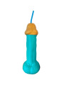 VASO PENE AZUL DIVERTIDO PARA FIESTAS Y CELEBRACIONES DE LA MARCA DIABLO PICANTE