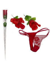 ROSA CONVERTIBLE EN TANGA - REGALO PICANTE Y ROMÁNTICO DE LA MARCA DIABLO PICANTE