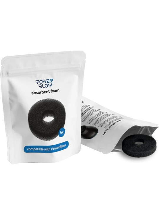 ESPUMAS ABSORBENTES REPUESTO POWER BLOW - PACK 5 UNIDADES DE LA MARCA KIIROO
