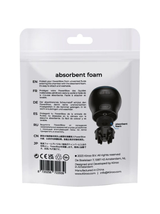 ESPUMAS ABSORBENTES REPUESTO POWER BLOW - PACK 5 UNIDADES DE LA MARCA KIIROO