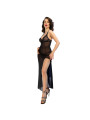 CHILIROSE BABYDOLL LARGO ENCAGE NEGRO CON TANGA DE LA MARCA CHILIROSE BABYDOLLS