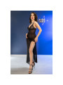 CHILIROSE BABYDOLL LARGO ENCAGE NEGRO CON TANGA DE LA MARCA CHILIROSE BABYDOLLS