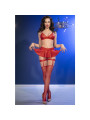 CONJUNTO LENCERÍA ROJO 3 PIEZAS CHILIROSE CR 4716 DE LA MARCA CHILIROSE SETS