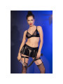 CONJUNTO LENCERÍA NEGRO CHILIROSE 3 PIEZAS SEDUCTOR DE LA MARCA CHILIROSE SETS