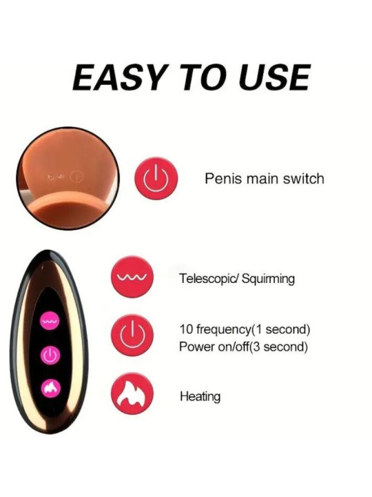 DILDO REALISTICO VIBRADOR 12 MODOS ARMONY RECARGABLE DE LA MARCA ARMONY VIBRATORS