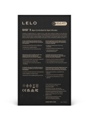 LELO GIGI 3 VIBRADOR PUNTO G SILICONA SUAVE DE LA MARCA LELO