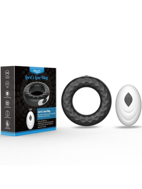 ANILLO VIBRADOR CONTROL REMOTO ARMONY 10 MODOS NEGRO DE LA MARCA ARMONY FOR HIM