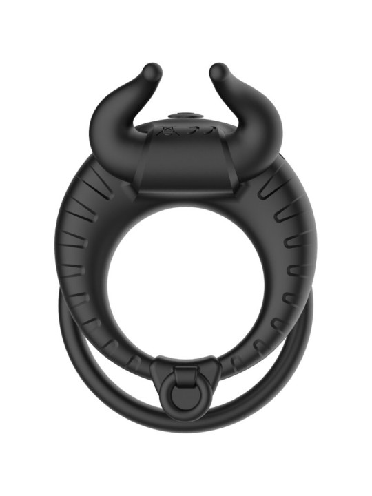 ANILLO VIBRADOR ARMONY 10 VELOCIDADES SILICONA NEGRO DE LA MARCA ARMONY FOR HIM