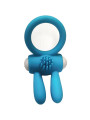 ANILLO VIBRADOR ARMONY MR BUNNY SILICONA VERDE DE LA MARCA ARMONY FOR HIM