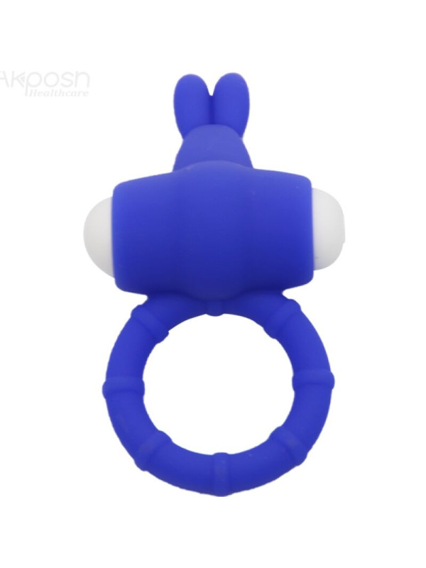 ANILLO VIBRADOR ARMONY MS BUNNY SILICONA AZUL DE LA MARCA ARMONY FOR HIM