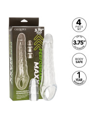 EXTENSOR DE PENE TRANSPARENTE CALEXOTICS MAXX AJUSTABLE DE LA MARCA CALEXOTICS