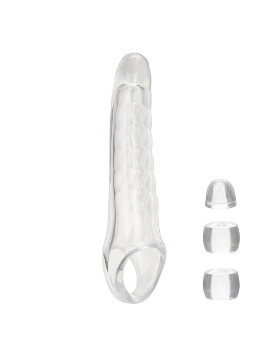 EXTENSOR DE PENE TRANSPARENTE CALEXOTICS MAXX AJUSTABLE DE LA MARCA CALEXOTICS