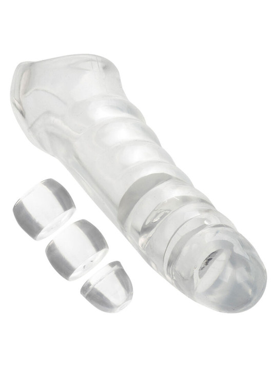 EXTENSOR DE PENE TRANSPARENTE CALEXOTICS MAXX AJUSTABLE DE LA MARCA CALEXOTICS