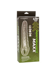 EXTENSOR DE PENE TRANSPARENTE CALEXOTICS MAXX AJUSTABLE DE LA MARCA CALEXOTICS