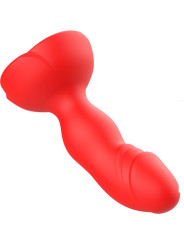 VIBRADOR CON PLUG ANAL REMOTO 10 MODOS SILICONA PREMIUM DE LA MARCA ARMONY ANAL