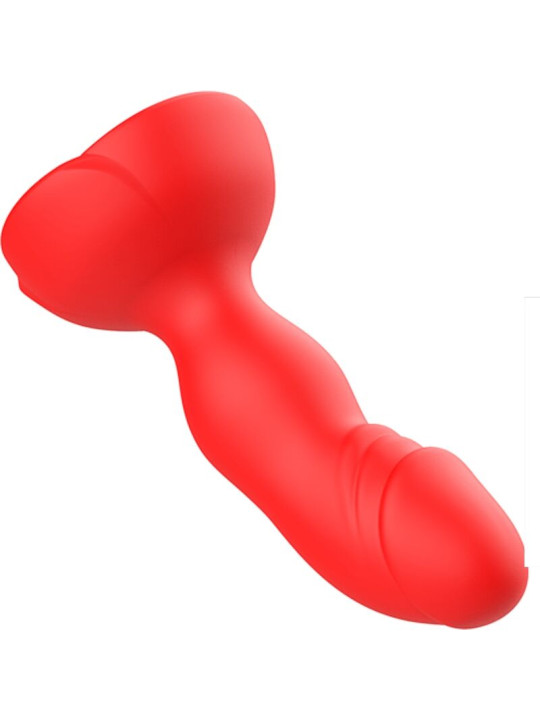 VIBRADOR CON PLUG ANAL REMOTO 10 MODOS SILICONA PREMIUM DE LA MARCA ARMONY ANAL