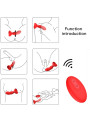 VIBRADOR CON PLUG ANAL REMOTO 10 MODOS SILICONA PREMIUM DE LA MARCA ARMONY ANAL