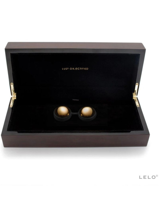 LELO LUNA BEADS ORO 20K - BOLAS VIBRADORAS DE LUJO DE LA MARCA LELO