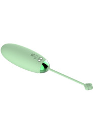 HUEVO VIBRADOR KITTY FUN 10 MODOS CONTROL REMOTO VERDE DE LA MARCA ARMONY STIMULATORS