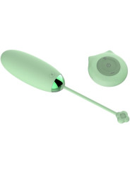 HUEVO VIBRADOR KITTY FUN 10 MODOS CONTROL REMOTO VERDE DE LA MARCA ARMONY STIMULATORS