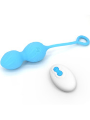 PESAS VAGINALES VIBRADOR CONTROL REMOTO 10 MODOS AZUL DE LA MARCA ARMONY VIBRATORS