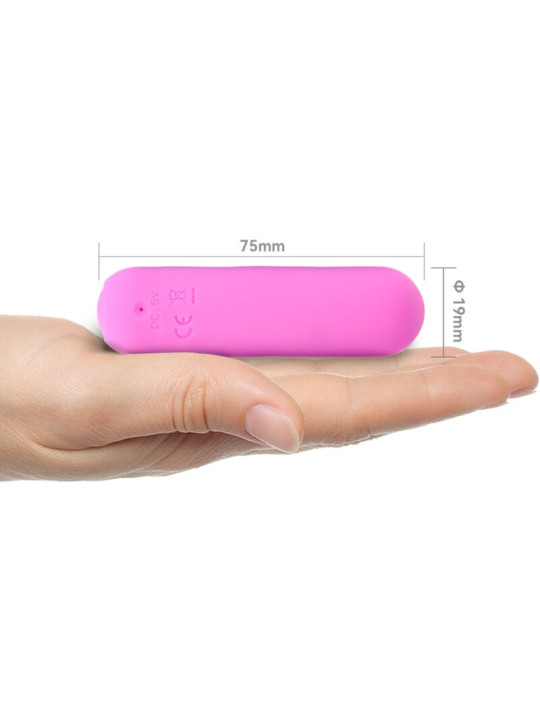 BALA VIBRADORA SILICONA 10 MODOS USB RECARGABLE ROSA DE LA MARCA ARMONY STIMULATORS