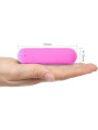 BALA VIBRADORA SILICONA 10 MODOS USB RECARGABLE ROSA DE LA MARCA ARMONY STIMULATORS
