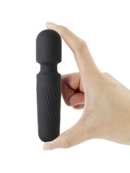 VIBRADOR RECARGABLE ARMONY 10 MODOS SILICONA SUAVE NEGRO DE LA MARCA ARMONY MASSAGERS
