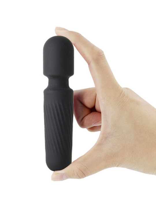 VIBRADOR RECARGABLE ARMONY 10 MODOS SILICONA SUAVE NEGRO DE LA MARCA ARMONY MASSAGERS
