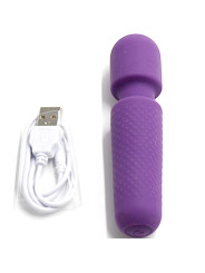 VIBRADOR RECARGABLE ARMONY 10 MODOS SILICONA SUAVE MORADO DE LA MARCA ARMONY MASSAGERS
