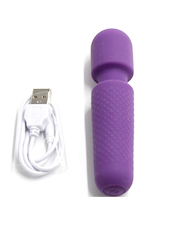 VIBRADOR RECARGABLE ARMONY 10 MODOS SILICONA SUAVE MORADO DE LA MARCA ARMONY MASSAGERS