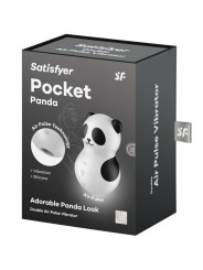 SATISFYER POCKET PANDA VIBRADOR PULSOS AIRE IMPERMEABLE DE LA MARCA SATISFYER AIR PULSE