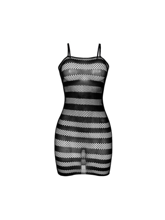 BODYSTOCKING DE REJILLA CON FRANJAS NEGRO SUBBLIME DE LA MARCA SUBBLIME DRESSES
