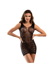 BODYSTOCKING DE REJILLA CORTO NEGRO SUBBLIME TALLA ÚNICA DE LA MARCA SUBBLIME DRESSES