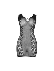 BODYSTOCKING DE REJILLA CORTO NEGRO SUBBLIME TALLA ÚNICA DE LA MARCA SUBBLIME DRESSES