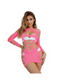 BODYSTOCKING DE REJILLA ROSA MANGA LARGA SUBBLIME DE LA MARCA SUBBLIME DRESSES
