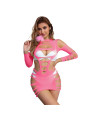 BODYSTOCKING DE REJILLA ROSA MANGA LARGA SUBBLIME DE LA MARCA SUBBLIME DRESSES