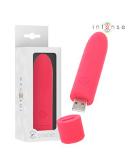 BALA VIBRADORA SYMONE RECARGABLE USB 8 MODOS ROJO DE LA MARCA INTENSE FUN