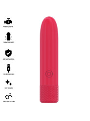 BALA VIBRADORA SYMONE RECARGABLE USB 8 MODOS ROJO DE LA MARCA INTENSE FUN