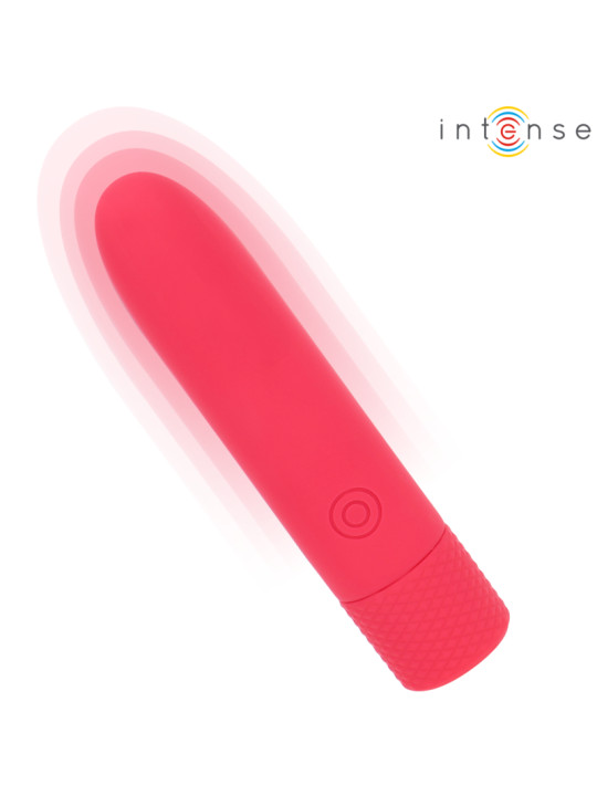 BALA VIBRADORA SYMONE RECARGABLE USB 8 MODOS ROJO DE LA MARCA INTENSE FUN