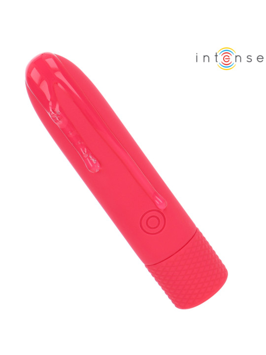 BALA VIBRADORA SYMONE RECARGABLE USB 8 MODOS ROJO DE LA MARCA INTENSE FUN