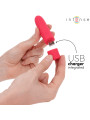 BALA VIBRADORA SYMONE RECARGABLE USB 8 MODOS ROJO DE LA MARCA INTENSE FUN