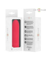 BALA VIBRADORA SYMONE RECARGABLE USB 8 MODOS ROJO DE LA MARCA INTENSE FUN