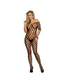 BODYSTOCKING REJILLA NEGRO HOMBROS DESCUBIERTOS SUBBLIME DE LA MARCA SUBBLIME BODYSTOCKINGS