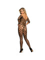 BODYSTOCKING REJILLA NEGRO HOMBROS DESCUBIERTOS SUBBLIME DE LA MARCA SUBBLIME BODYSTOCKINGS